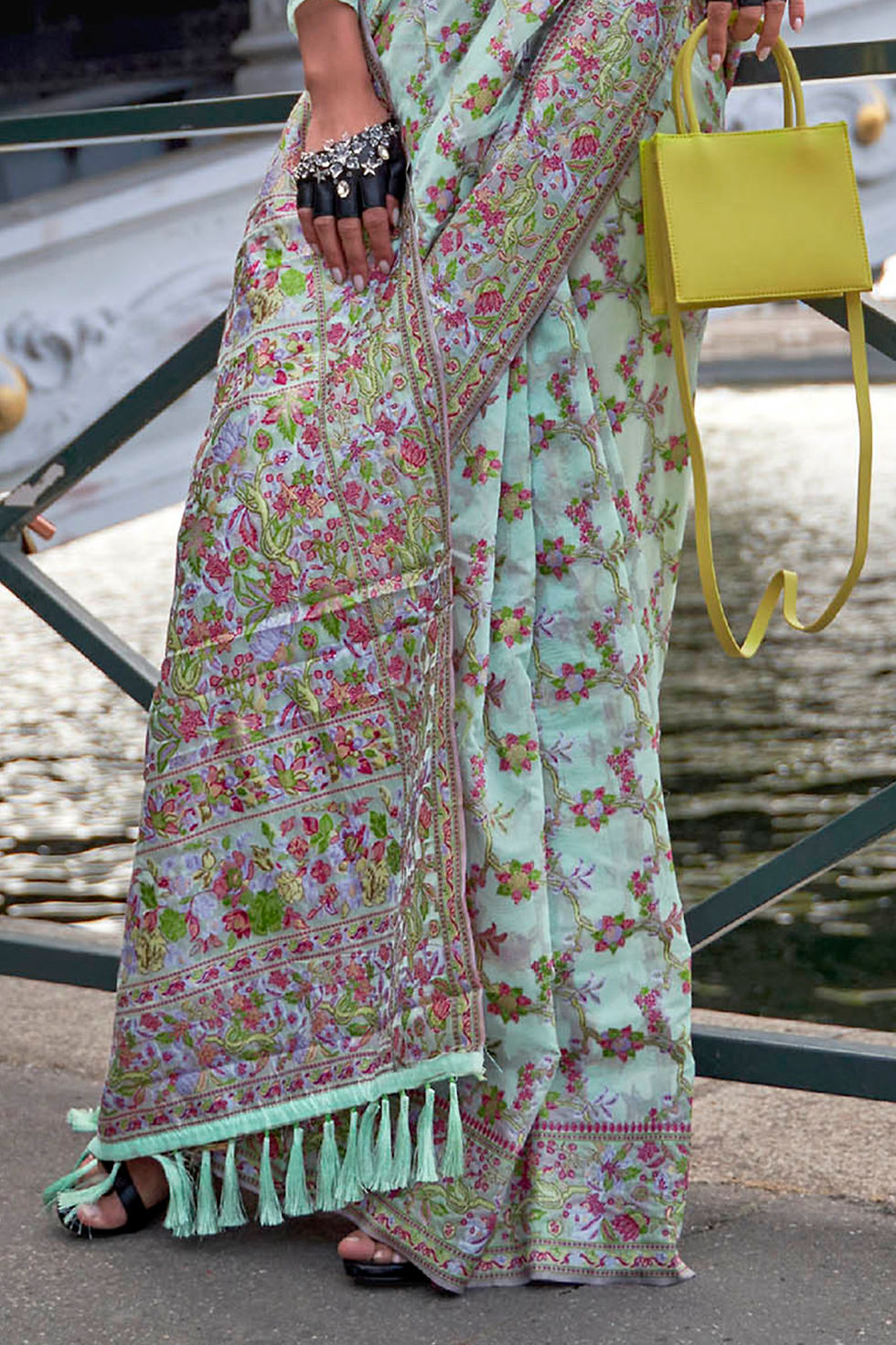 Thumbnail: Bridal Sarees, Party Wear, Bollywood, Kanjivaram Saree, Net, Lehenga, Printed, Half Sarees, Chikankari, Bandhani, Georgette,