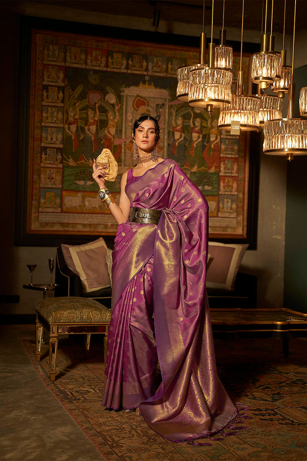 Thumbnail: Bridal Sarees, Party Wear, Bollywood, Kanjivaram Saree, Net, Lehenga, Printed, Half Sarees, Chikankari, Bandhani, Georgette,