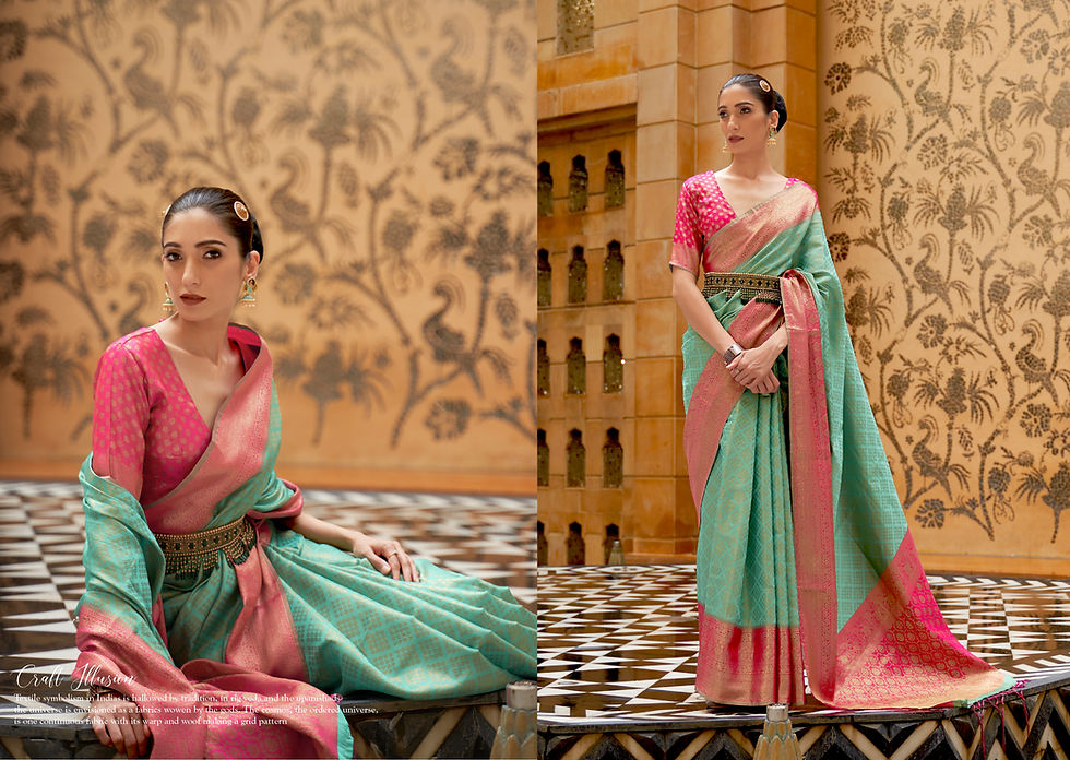 Thumbnail: Bridal Sarees, Party Wear, Bollywood, Kanjivaram Saree, Net, Lehenga, Printed, Half Sarees, Chikankari, Bandhani, Georgette,