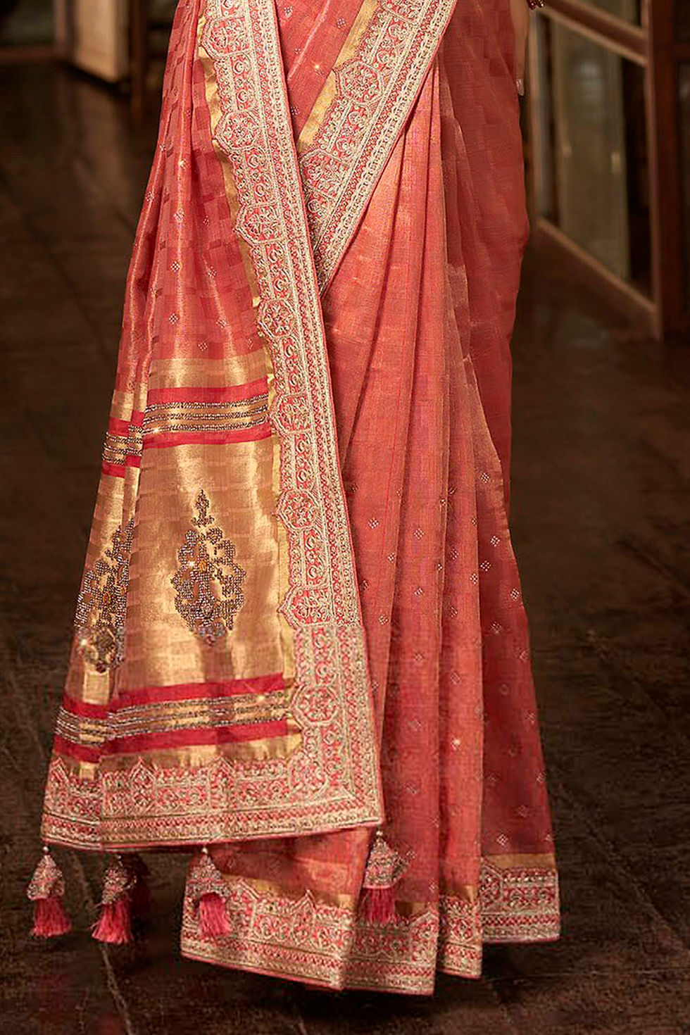 Thumbnail: Bridal Kanjivaram Silk Saree, Latest Kanjivaram Silk Saree, Traditional Kanjivarm Saree, Designer Kanjivaram Silk Saree