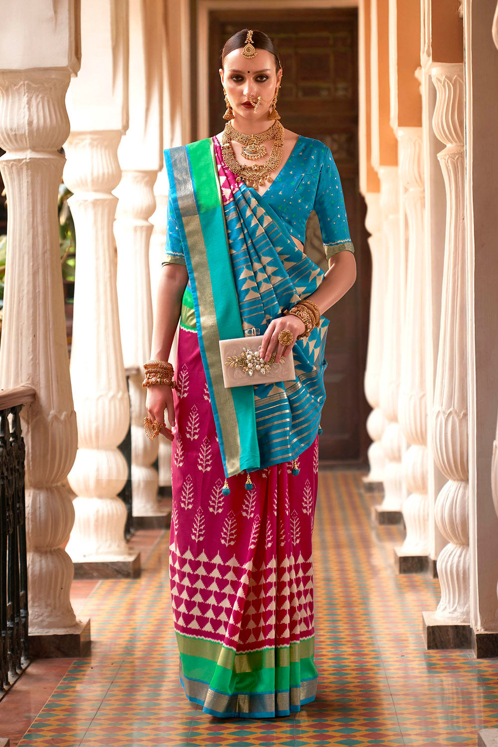 Bridal Sarees, Party Wear, Bollywood, Kanjivaram Saree, Net, Lehenga, Printed, Half Sarees, Chikankari, Bandhani, Georgette,