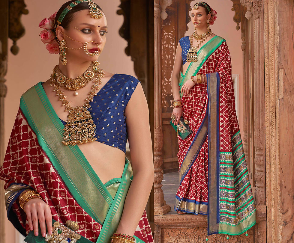Thumbnail: Bridal Sarees, Party Wear, Bollywood, Kanjivaram Saree, Net, Lehenga, Printed, Half Sarees, Chikankari, Bandhani, Georgette,