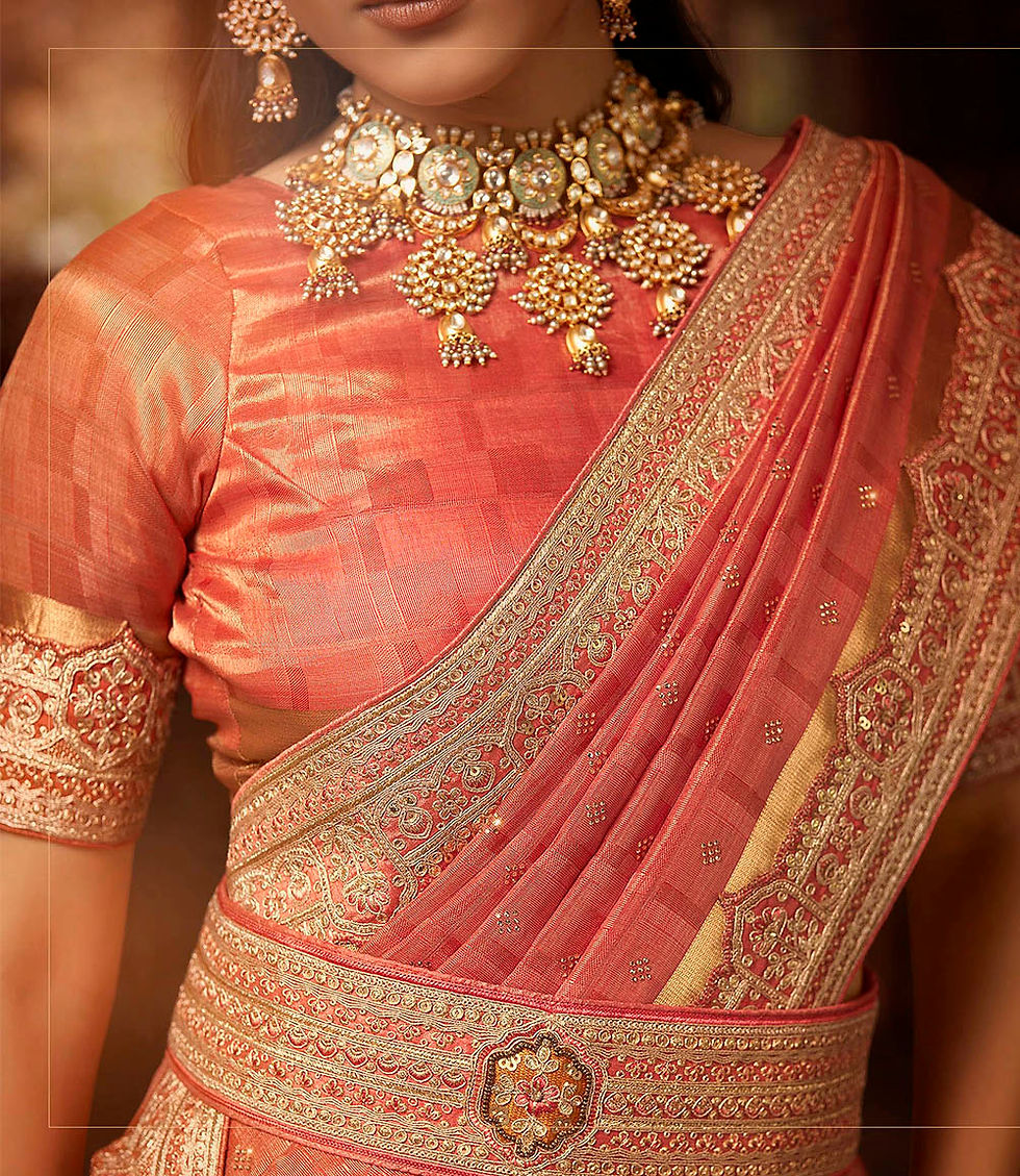 Thumbnail: Bridal Kanjivaram Silk Saree, Latest Kanjivaram Silk Saree, Traditional Kanjivarm Saree, Designer Kanjivaram Silk Saree