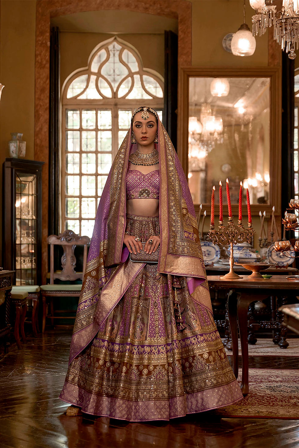Thumbnail: Bridal Sarees, Party Wear, Bollywood, Kanjivaram Saree, Net, Lehenga, Printed, Half Sarees, Chikankari, Bandhani, Georgette,