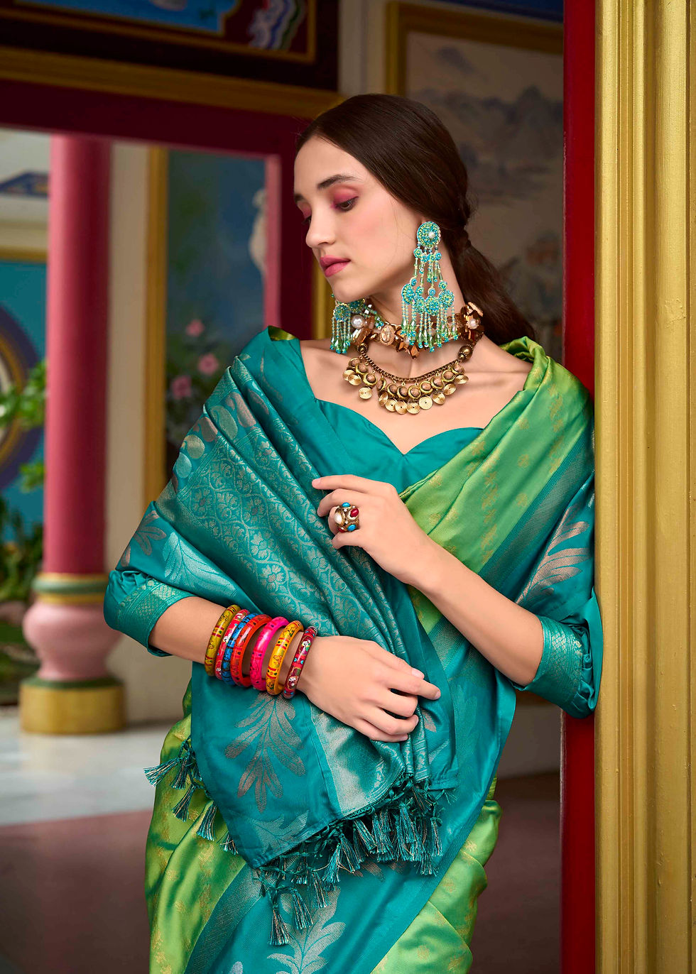 Banarasi Silk Sarees, Designer Banarasi Saree, Sari, Sarees for Women, Wedding Saree, Ready to Wear Sarees, Sari Gift,