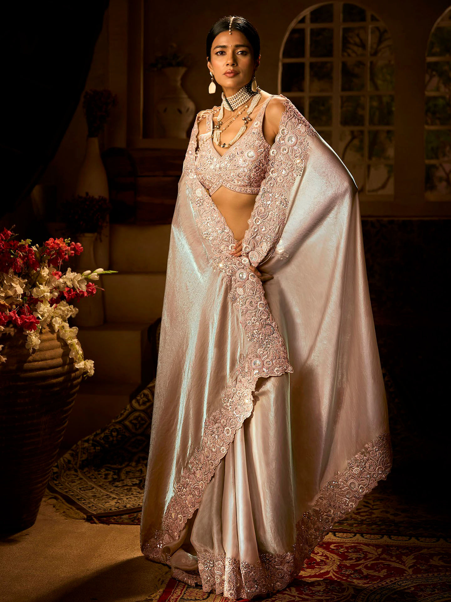 Golden Designer Sari, Bridal Sarees, Party Wear, Banarasi Saree, Net, Lehenga, Printed, Half Sarees, Chikankari, Georgette,