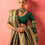 Thumbnail: Green Designer Sari, Bridal Sarees, Party Wear, Banarasi Saree, Net, Lehenga, Printed, Half Sarees, Chikankari, Georgette,
