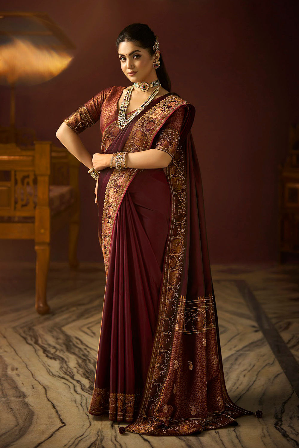 Bridal Sarees, Party Wear, Bollyood, Kanjivaram Saree, Net, Lehenga, Printed, Half Sarees, Chikankari, Bandhani, Georgette,