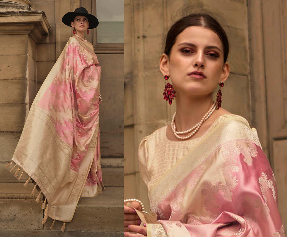 Thumbnail: Bridal Sarees, Party Wear, Bollywood, Kanjivaram Saree, Net, Lehenga, Printed, Half Sarees, Chikankari, Bandhani, Georgette,