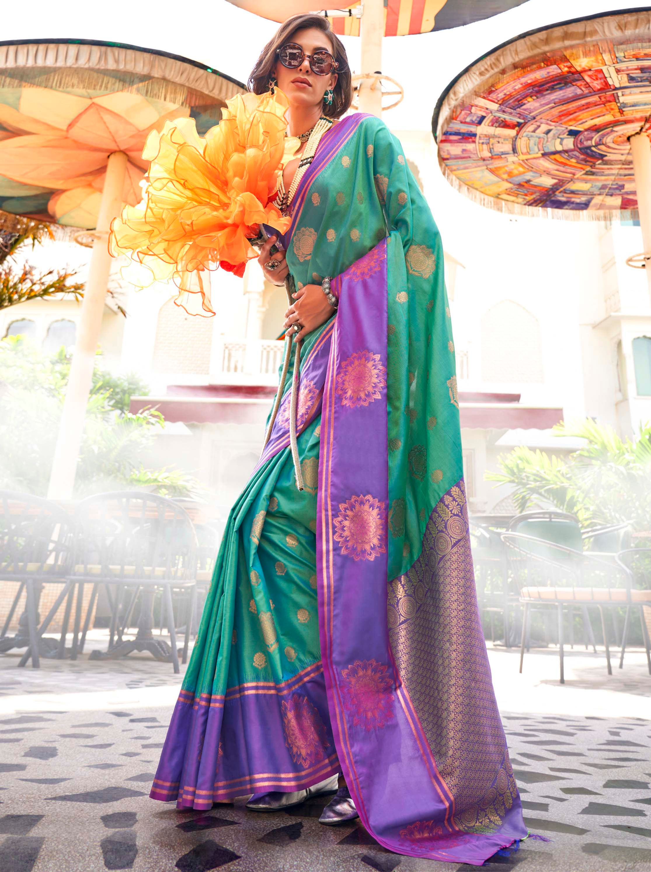 Bridal Sarees, Party Wear, Bollywood, Kanjivaram Saree, Net, Lehenga, Printed, Half Sarees, Chikankari, Bandhani, Georgette,