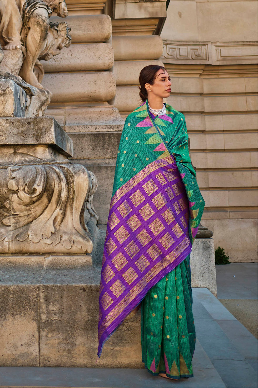 Bridal Sarees, Party Wear, Bollywood, Kanjivaram Saree, Net, Lehenga, Printed, Half Sarees, Chikankari, Bandhani, Georgette,