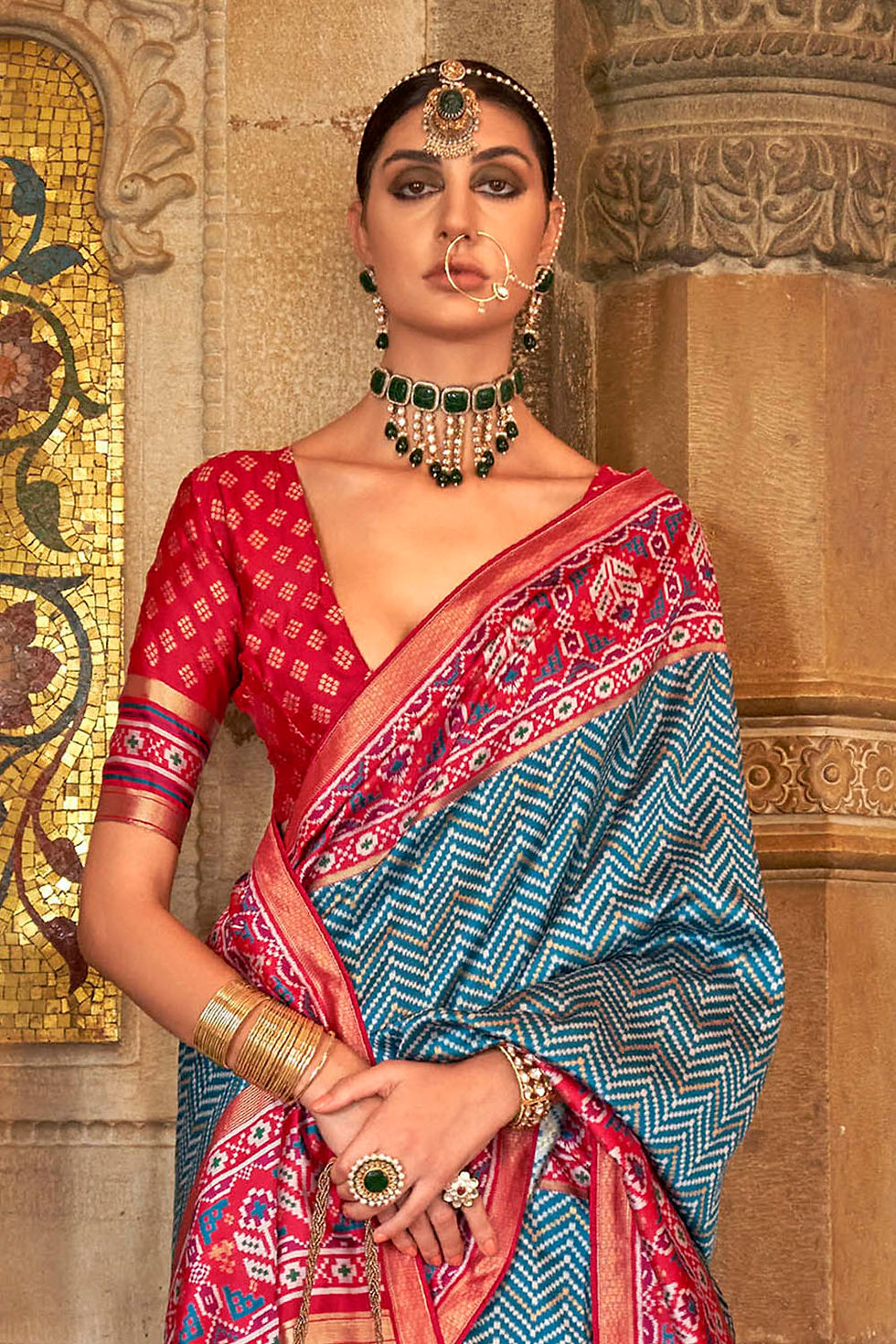 Thumbnail: Bridal Sarees, Party Wear, Bollywood, Kanjivaram Saree, Net, Lehenga, Printed, Half Sarees, Chikankari, Bandhani, Georgette,