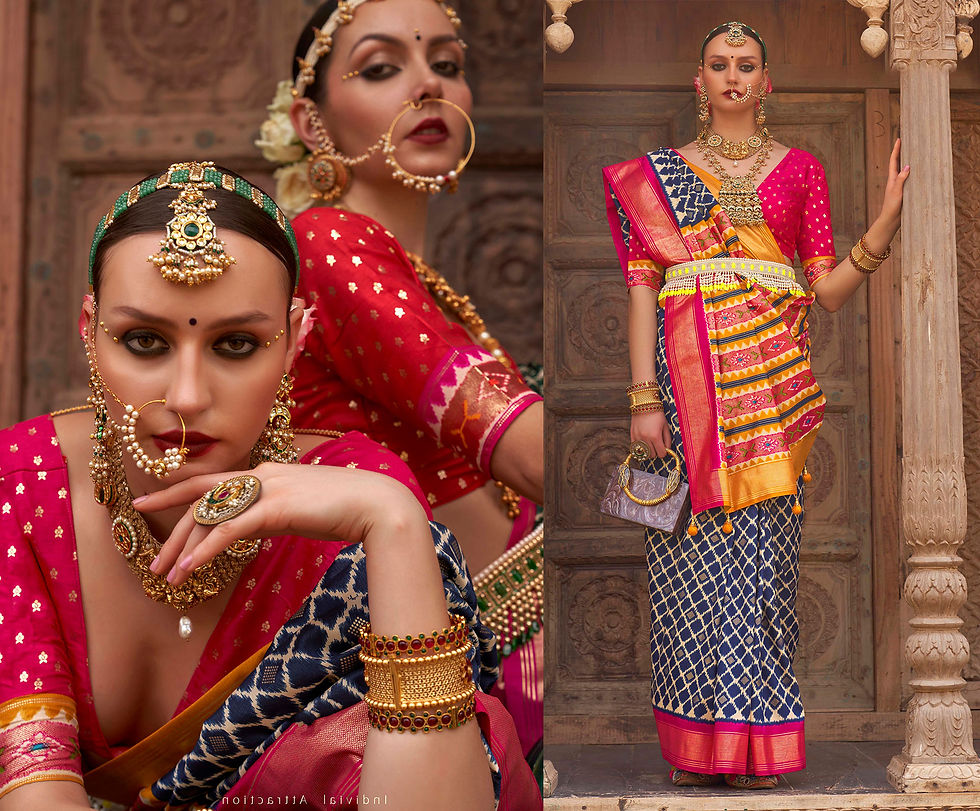 Thumbnail: Bridal Sarees, Party Wear, Bollywood, Kanjivaram Saree, Net, Lehenga, Printed, Half Sarees, Chikankari, Bandhani, Georgette,