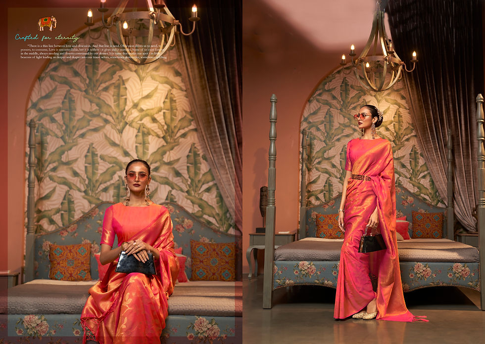 Thumbnail: Bridal Sarees, Party Wear, Bollywood, Kanjivaram Saree, Net, Lehenga, Printed, Half Sarees, Chikankari, Bandhani, Georgette,