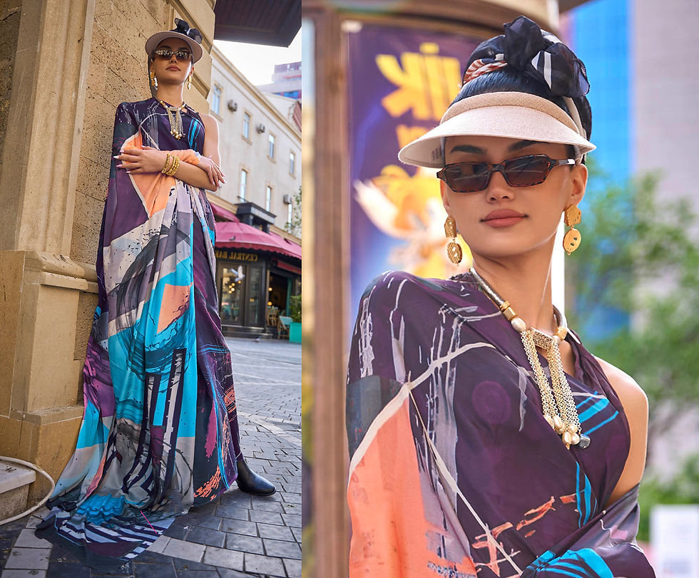 Thumbnail: Bridal Sarees, Party Wear, Bollywood, Kanjivaram Saree, Net, Lehenga, Printed, Half Sarees, Chikankari, Bandhani, Georgette,