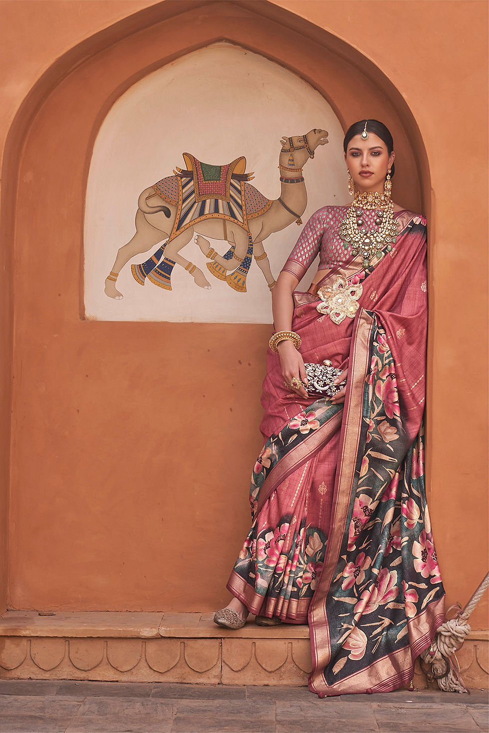 Thumbnail: Bridal Sarees, Party Wear, Bollywood, Kanjivaram Saree, Net, Lehenga, Printed, Half Sarees, Chikankari, Bandhani, Georgette,