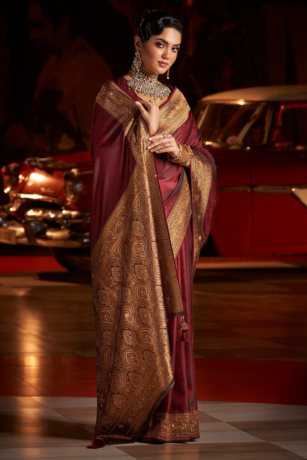 Bridal Sarees, Party Wear, Bollywood, Kanjivaram Saree, Net, Lehenga, Printed, Half Sarees, Chikankari, Bandhani, Georgette,