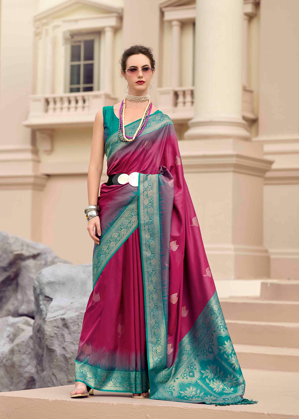 Thumbnail: Bridal Sarees, Party Wear, Bollywood, Kanjivaram Saree, Net, Lehenga, Printed, Half Sarees, Chikankari, Bandhani, Georgette,