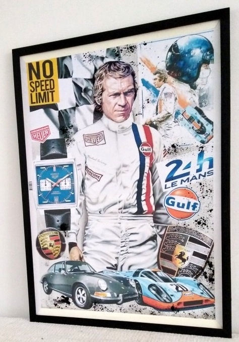 Miniature : Steve McQueen "le Mans" & chrono Heuer
