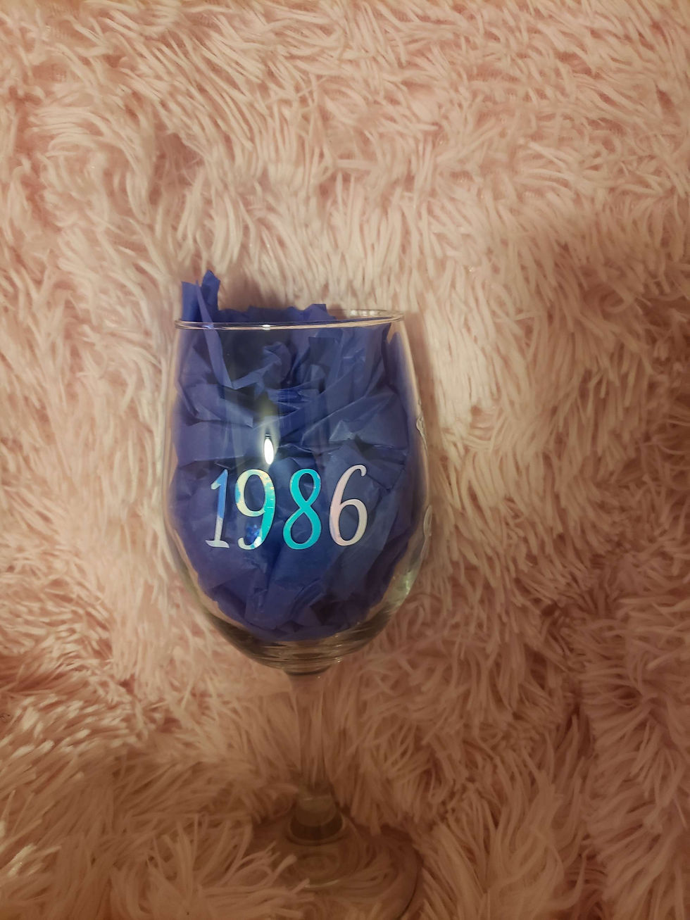 Thumbnail: Custom awareness wine glass