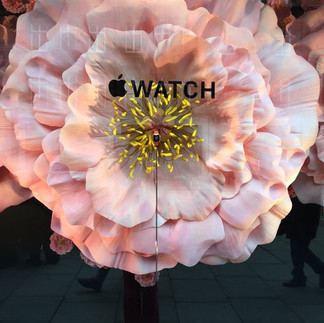Flor gigante maravilhosa em EVA para vitrine de loja