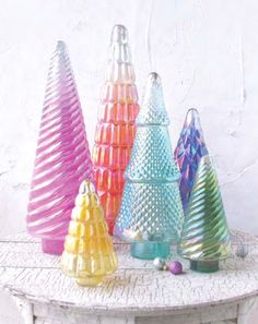 lindas árvores inspiração para vitrines de Natal