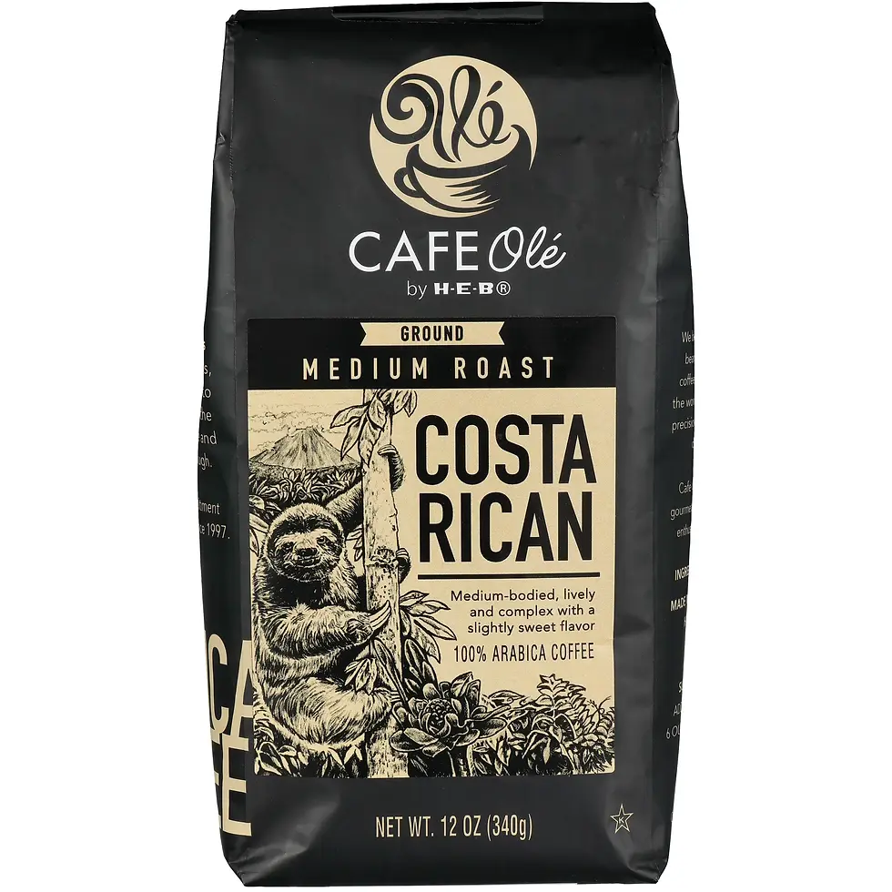 CAFE Olé by H‑E‑B Medium Roast Costa Rican Ground Coffee 12oz