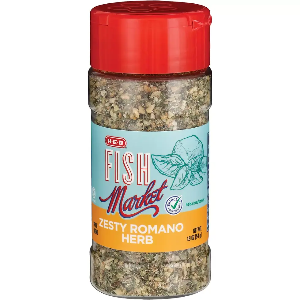 H‑E‑B Fish Market Zesty Romano Herb Spice Blend 1.9 oz