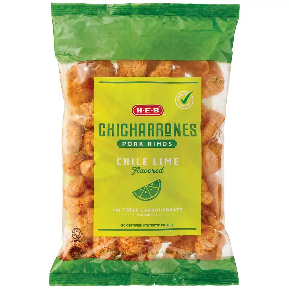 H‑E‑B Chicharrones Pork Rinds - Chile Lime 5 oz