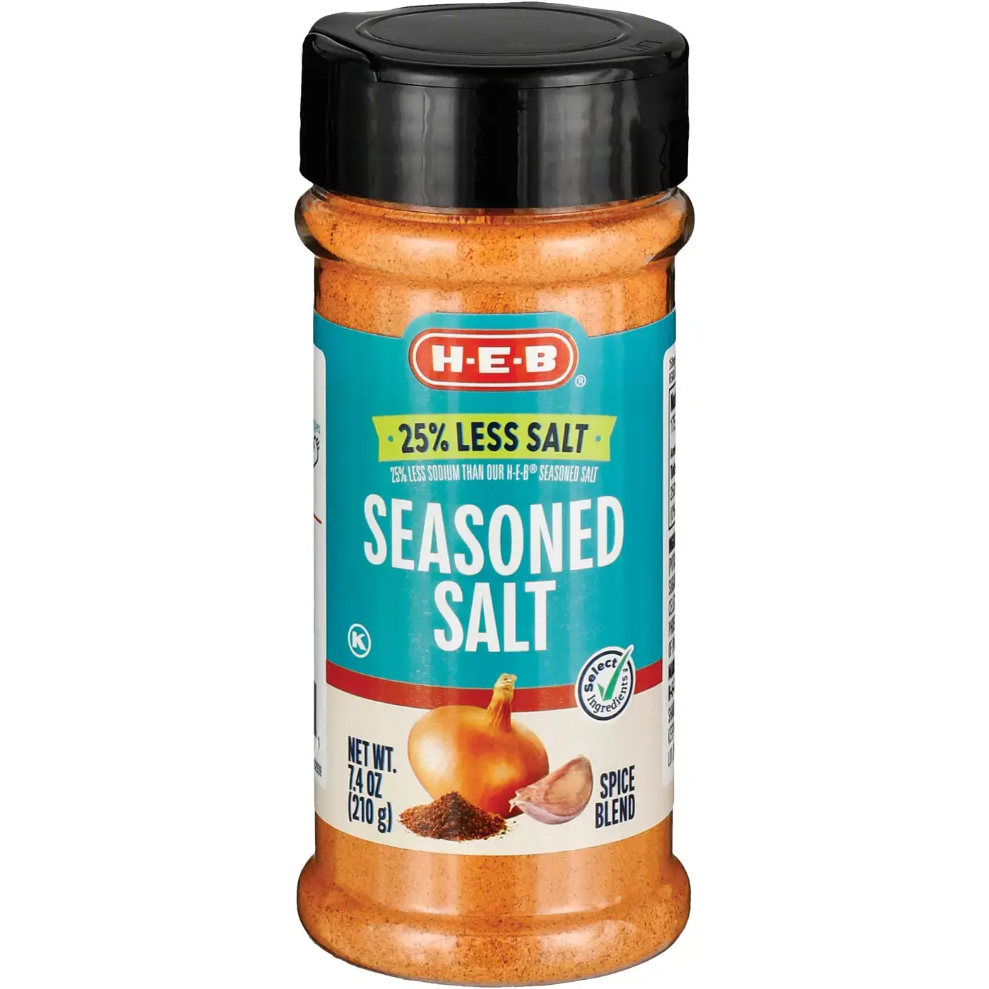 H‑E‑B Seasoned Salt Spice Blend - 25% Less Sodium 7.4 oz