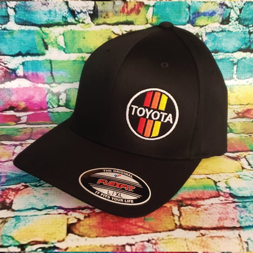 Vintage Toyota Embroidered Black 