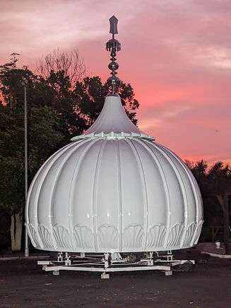 “Fiberglass and stainless steel domes for Sikh temples – Interfeb Domes Canada”