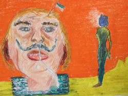 Dali aan het vrouweninfuus