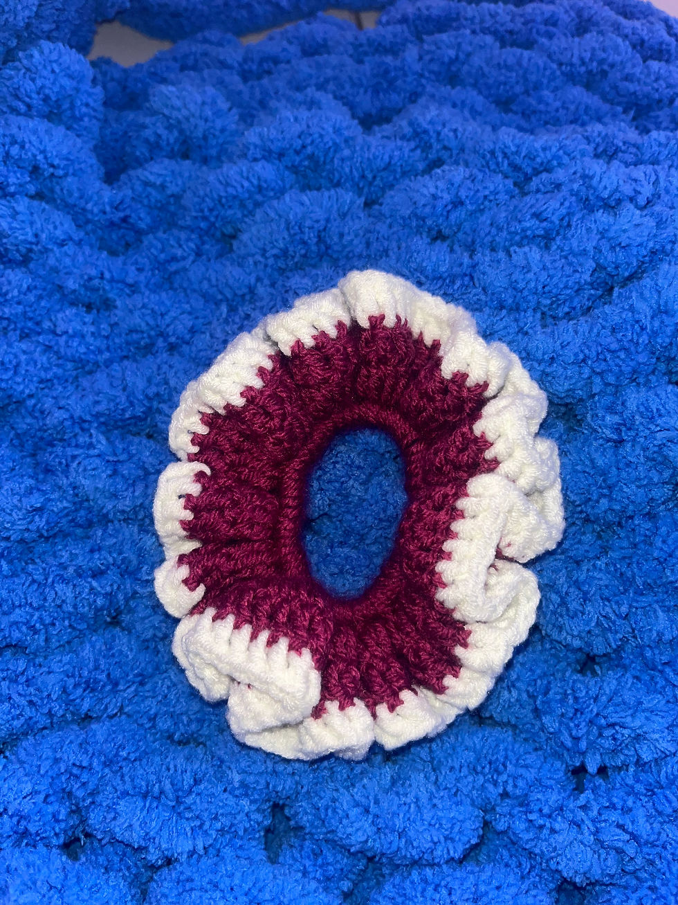 Thumbnail: Ruffles Crochet Scrunchie