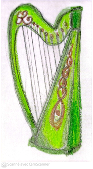 La harpe celtique, la clairseach