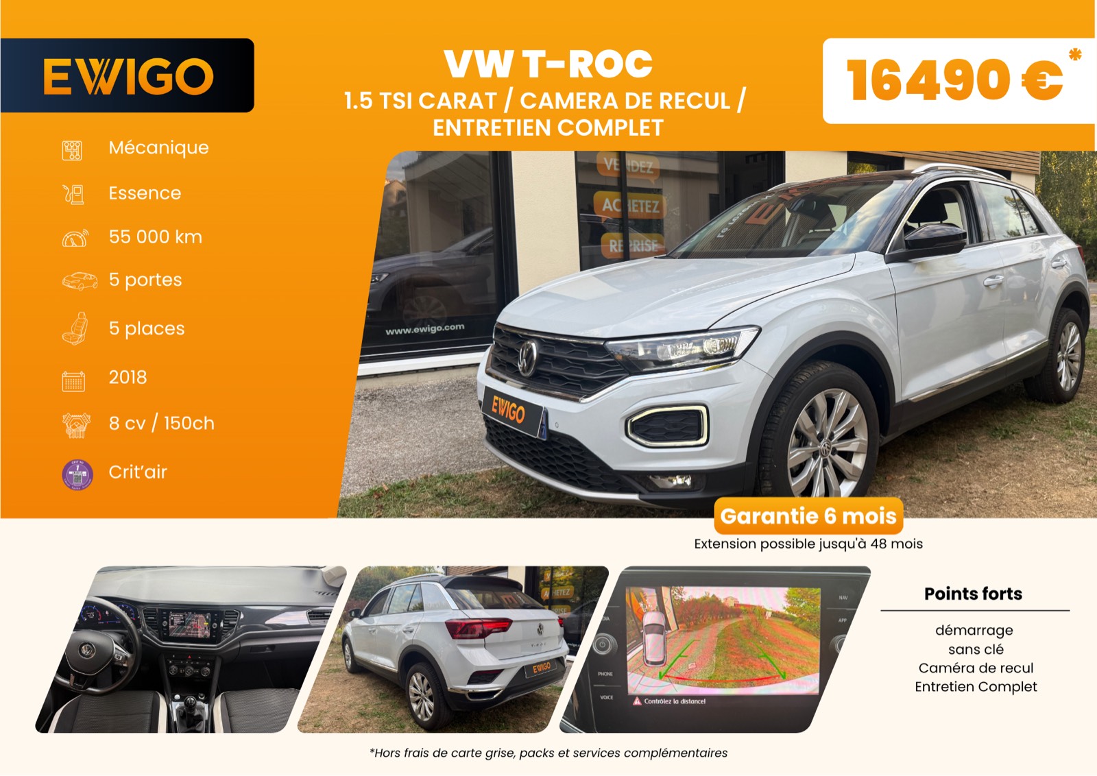 Volkswagen T-Roc 1.5 TSI Carat