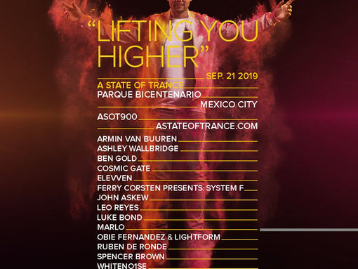 A STATE OF TRANCE EPISODE #900 REGRESA A LA CIUDAD DE MEXICO ESTE SABADO 21 DE SEPTIEMBRE DE 2019.