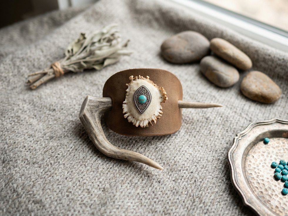 Thumbnail: High Desert Antler Hair Cuff