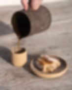 Still life product photographer Barcelona — handmade ceramics morning light