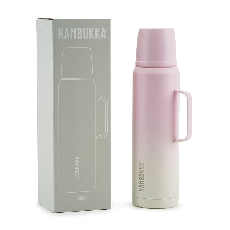 Thumbnail: KAMBUKKA Thermal Mug (SS) 33oz (1000ml) - Sakura Pink