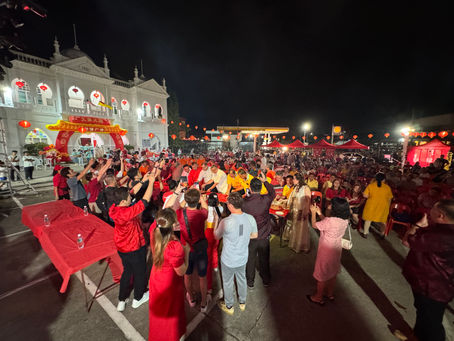 人日人人齐欢畅
天富宫白龙王祖师文化中心携手沉香区州议员吴金财服务中心共庆新春