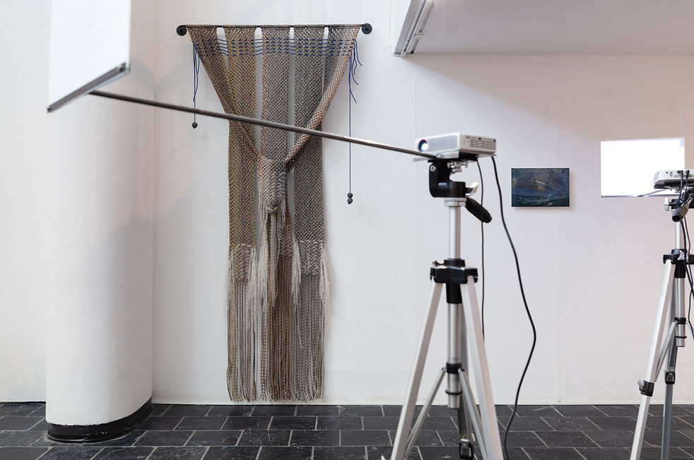 View of the art show, Liza Grobler, the invisible Thread, AVA Gallery, Cape Town, South Africa