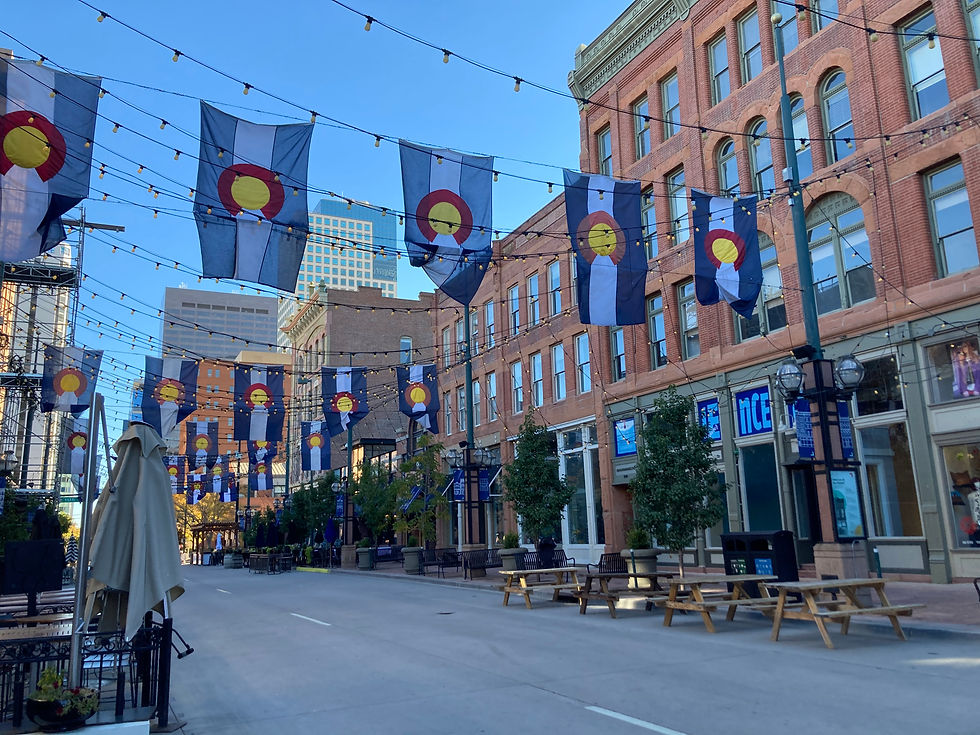 Larimer Square in downtown Denver