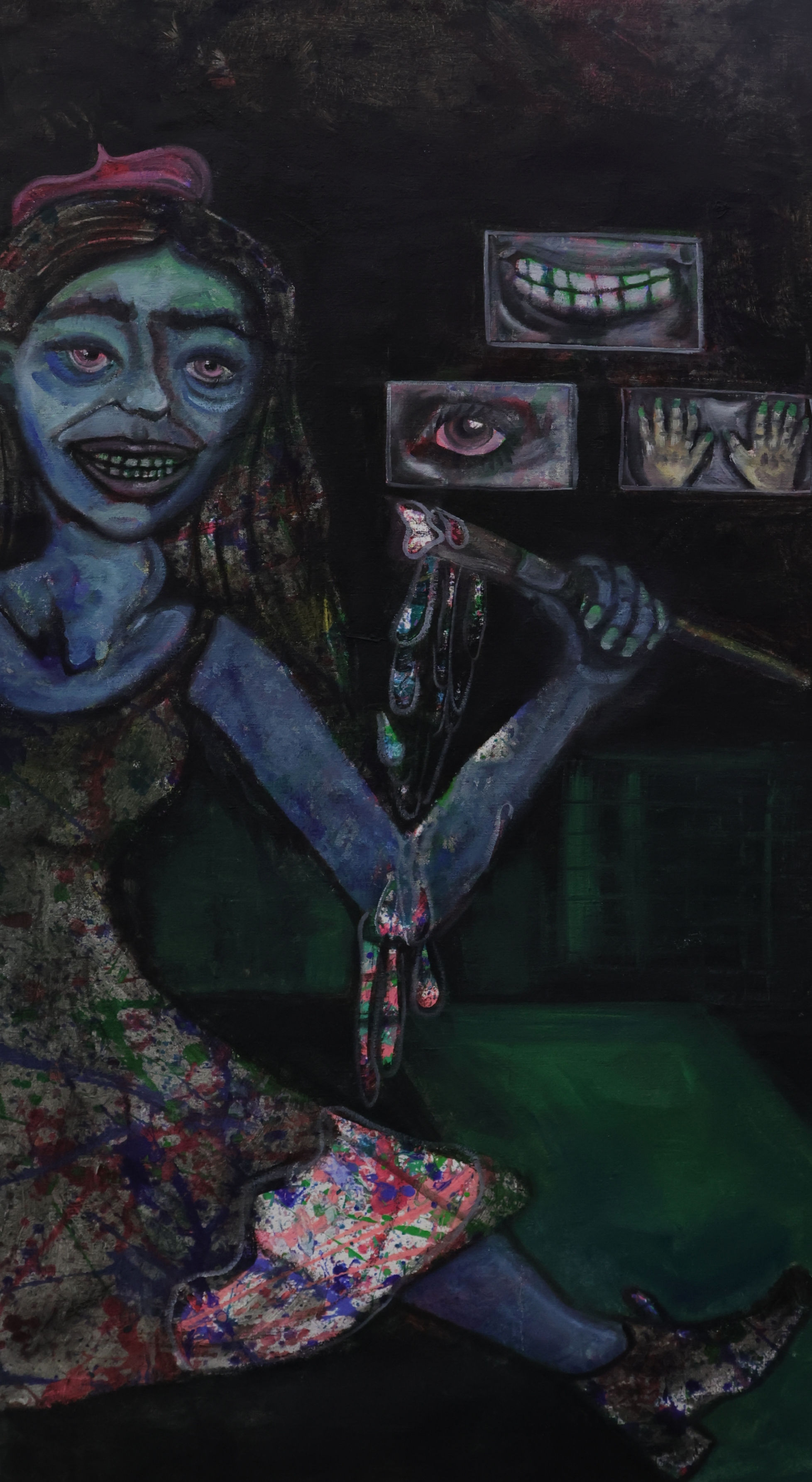 No, I'm not a human, self portrait, 2025