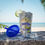 Thumbnail: 16oz Tumbler with Straw - 'Born for Such a Time as This' - Blue