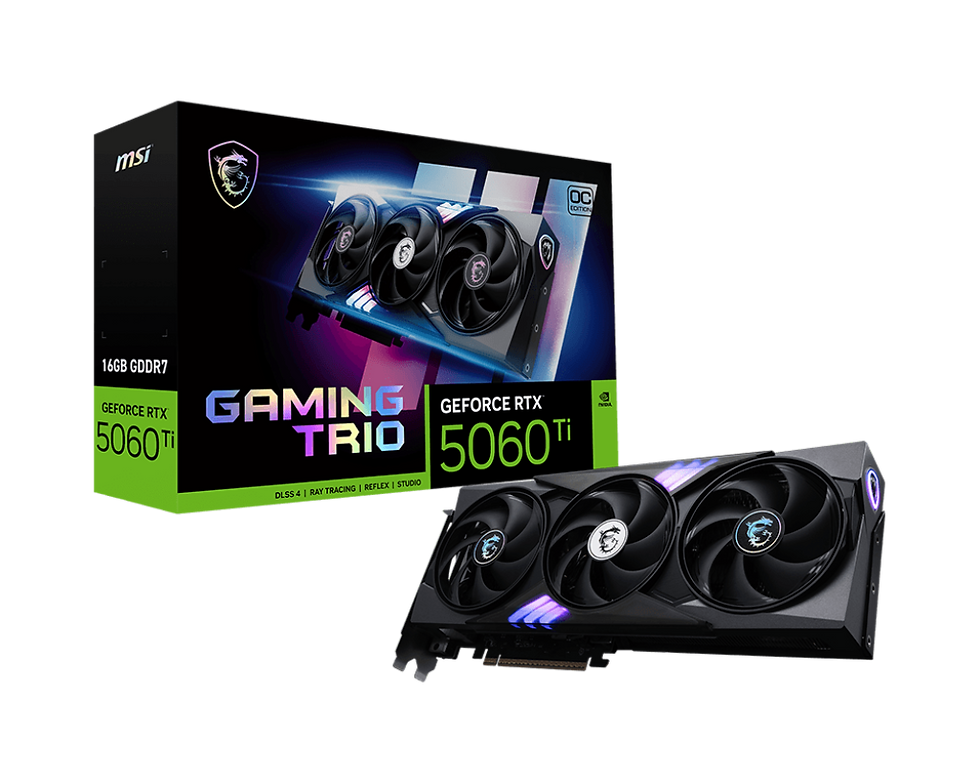 MSI GeForce RTX 5060 Ti Gaming Trio OC 16GB
