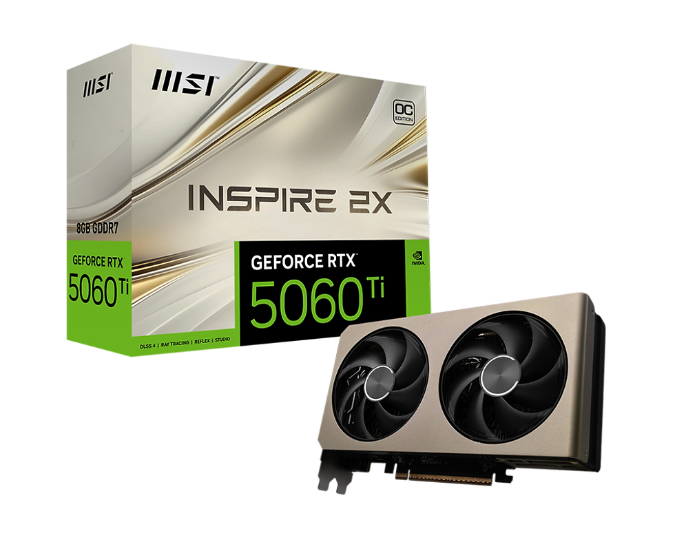MSI GeForce RTX 5060 Ti Inspire 2X OC 8GB