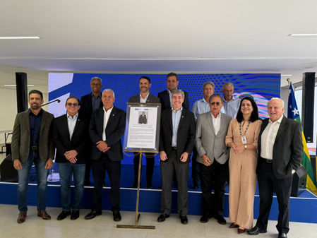 SINDUSCON ANÁPOLIS PARTICIPA DE INAUGURAÇÃO DE BLOCO ESCOLAR DO SESI JUNDIAÍ EM HOMENAGEM A MOUNIR NAOUM