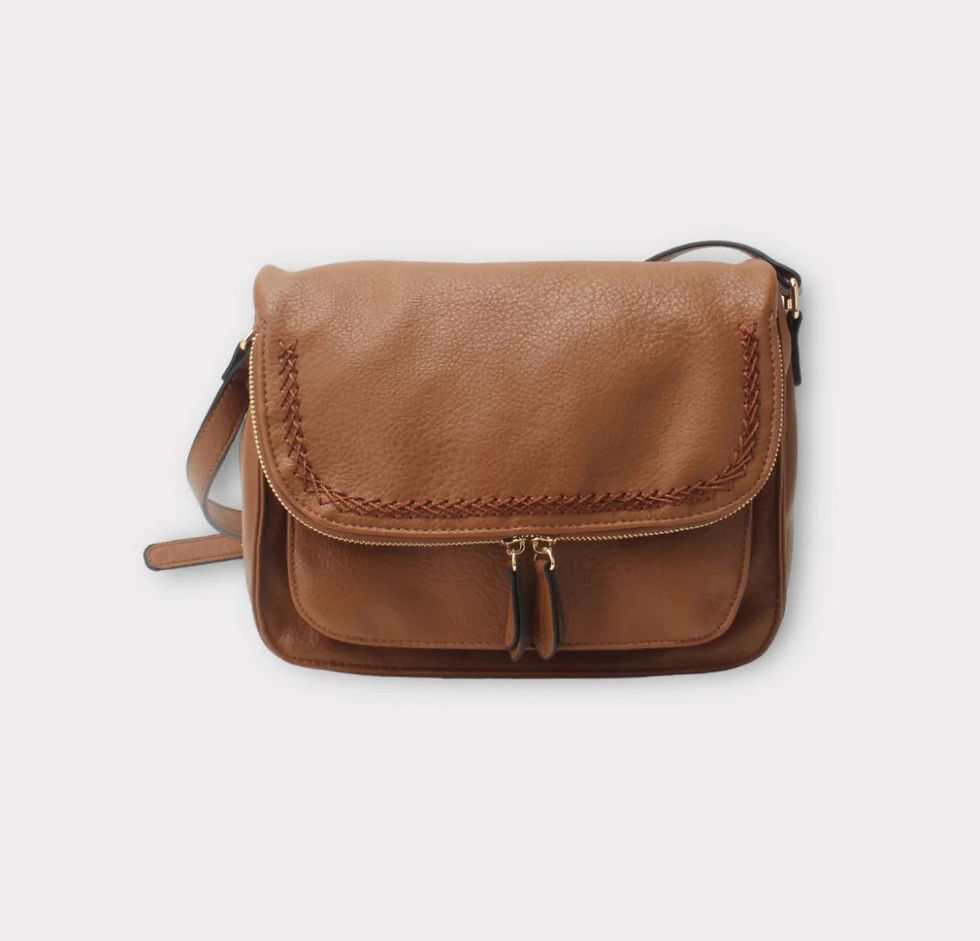 Miniature : Sac bandoulière format moyen avec rabat  