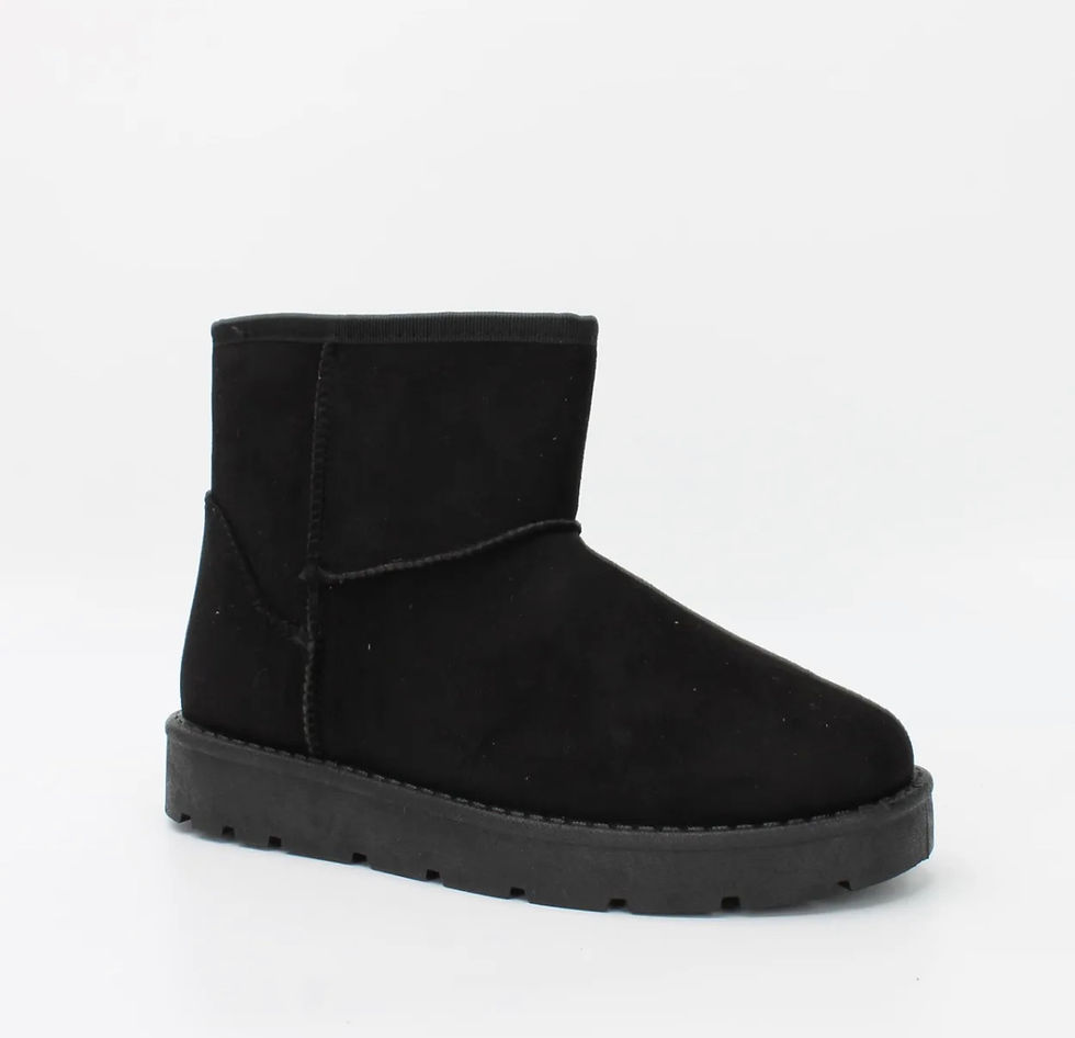 Miniature : chaussons fourrés noires blois